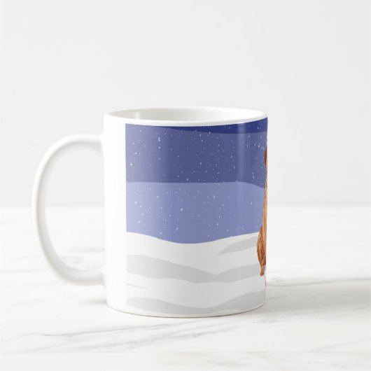 Fox Red Labrador Retriever Christmas Dog Kaffeetasse (Links)