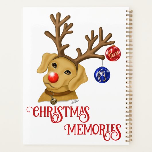 Fox Red Labrador Retriever Weihnachtsplaner Planer (Rückseite)