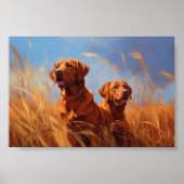 Fox Red Labrador Retrievers Poster (Vorne)