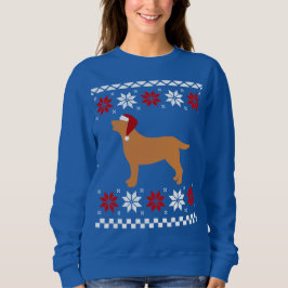 Fox Red Labrador Silhouette Weihnachten Sweatshirt