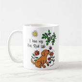 Fox Red Labrador und Green Tasse (Links)