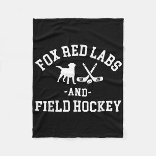 Fox Red Labs Und Feldhockey Lab Dad Mom Kinder Lab Fleecedecke