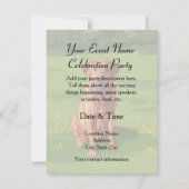 Fox Red Yellow Labrador Retriever Hund Einladung (Rückseite)