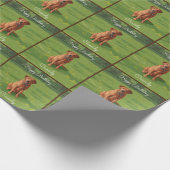 Fox Red Yellow Labrador Retriever Hund Geschenkpapier (Ecke)