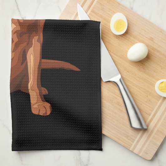 Fox Red Yellow Labrador Retriever Hund Geschirrtuch (Viertel Falte)