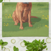 Fox Red Yellow Labrador Retriever Hund Geschirrtuch (Gefaltet)