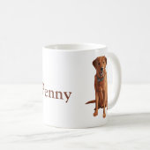 Fox Red Yellow Labrador Retriever Hund Kaffeetasse (VorderseiteRechts)