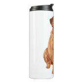 Fox Red Yellow Labrador Retriever Hund Thermosbecher (Nach links gedreht)