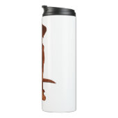 Fox Red Yellow Labrador Retriever Hund Thermosbecher (Nach rechts gedreht)