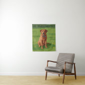 Fox Red Yellow Labrador Retriever Hund Wandteppich (Beispiel)