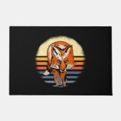 Fox Retro Vintag Fußmatte (Vorderseite)