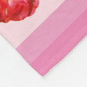 Fox & Rose Pop Art Fleece Blanket (Ecke)