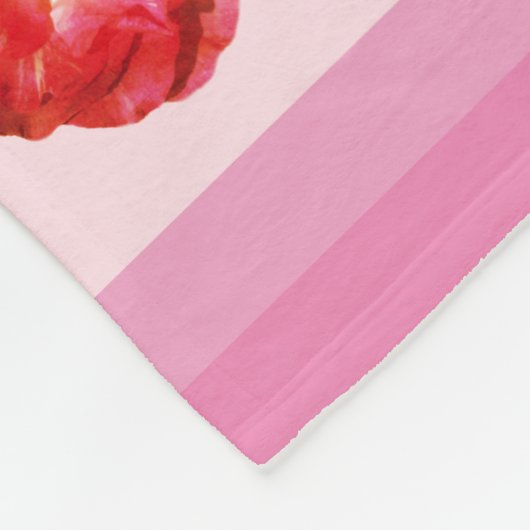 Fox & Rose Pop Art Fleece Blanket (Ecke)