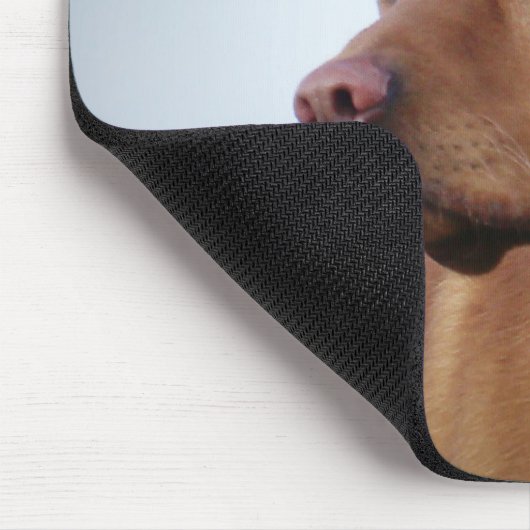 Fox rotes Labrador Gundog Mousepad (Ecke)