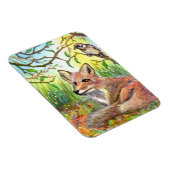 Fox-Ruhen mit Sparrow Magnet (Rechte Seite)
