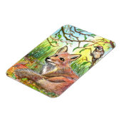 Fox-Ruhen mit Sparrow Magnet (Linke Seite)