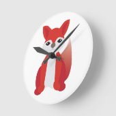Fox Runde Wanduhr (Winkel)