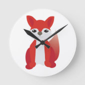 Fox Runde Wanduhr (Vorderseite)