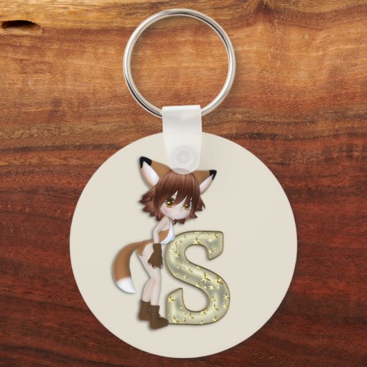 Fox S Schlüsselanhänger (Vorderseite)