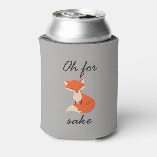 Fox Sake Can Cooler Dosenkühler (Kanne Rückseite)