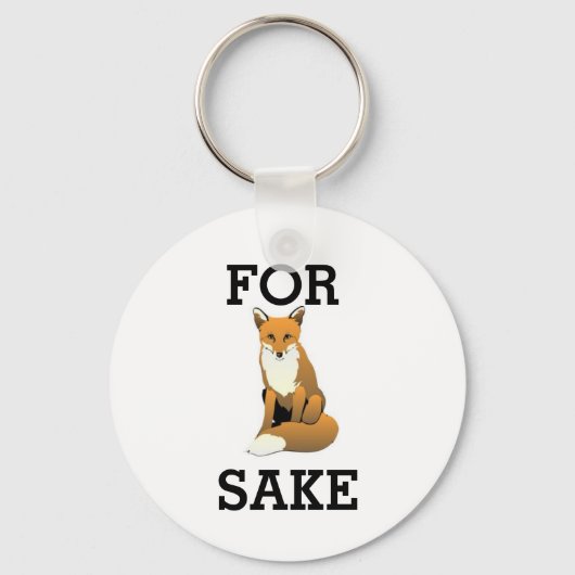 Fox Sake - Keyring Schlüsselanhänger (Vorderseite)