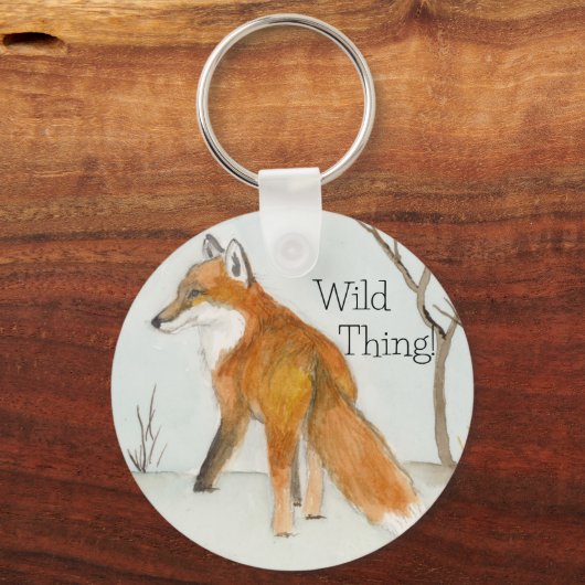 Fox Schlüsselanhänger (Rückseite)