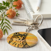 Fox-Schlüsselkette Schlüsselanhänger (Seite)