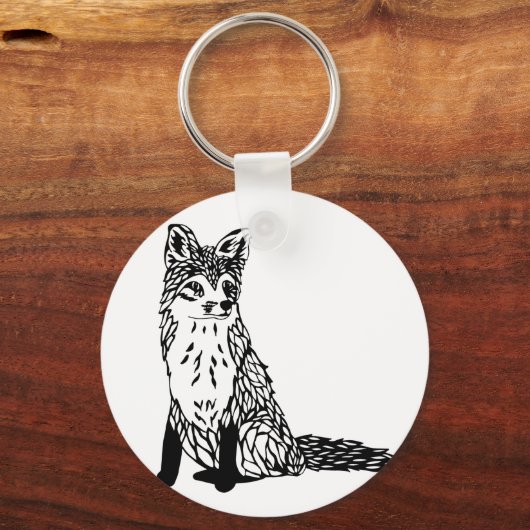 Fox-Schlüsselkette Schlüsselanhänger (Vorderseite)