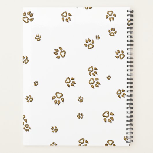 Fox schöne Dekoration farbenfrohe rötliche Tierkun Planer (Rückseite)