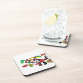 Fox schöner Herbst Getränkeuntersetzer (Rechte Seite)