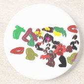 Fox schöner Herbst Getränkeuntersetzer (Vorne)