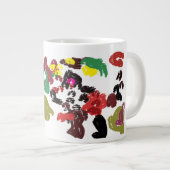 Fox schöner Herbst Jumbo-Tasse (Vorderseite Rechts)