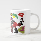 Fox schöner Herbst Jumbo-Tasse (Rechts)