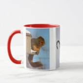 Fox Schwanz Eichhörnchen Candy Cane Tasse (Links)