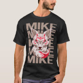 Fox-Seite - Name der Mike T-Shirt (Vorderseite)