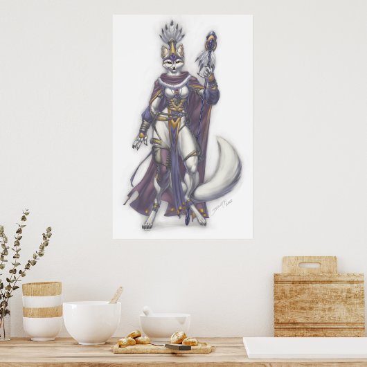 Fox Shaman Poster (Küche)