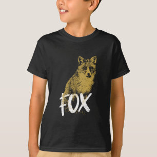 Fox Shaman Totem Tier, zwei Seiten Druck T-Shirt