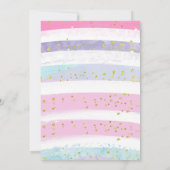 Fox She is a Wild One Birthday Einladung (Rückseite)