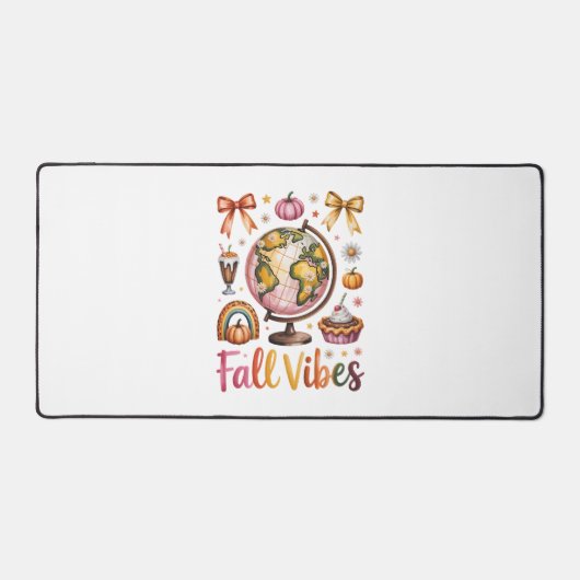 Fox Shirt Country Pumpkin Schreibtischunterlage (Vorderseite)