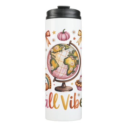 Fox Shirt Country Pumpkin Thermosbecher (Vorderseite)