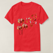 Fox Shirt Dandelion Foxes Lover (Design vorne)