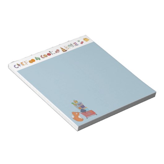 Fox Shopping Grocery List Pad Notizblock (angewinkelt)
