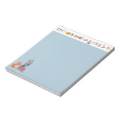 Fox Shopping Grocery List Pad Notizblock (Rotiert)