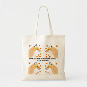 Fox Shopping Time Tote Bag Tragetasche