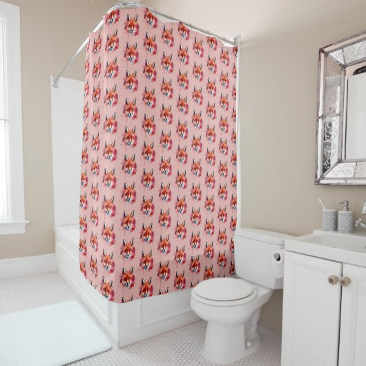 Fox Shower Curtain Duschvorhang (Beispiel)