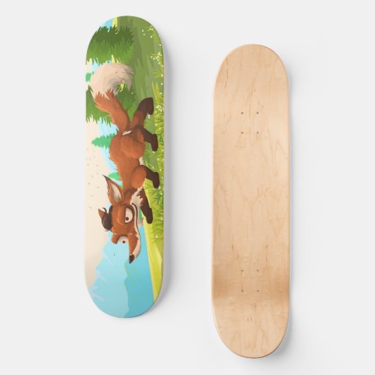 Fox Skateboard Deck (Vorderseite)