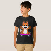 Fox Skater Skateboard T-Shirt (Vorne ganz)
