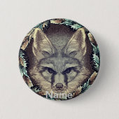 Fox Sketch Button (Vorderseite)