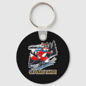 Fox Ski Alpin Abenteuer Lago Maggiore Schlüsselanhänger (Vorderseite)