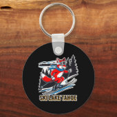 Fox Ski Alpin Abenteuer Lago Maggiore Schlüsselanhänger (Vorderseite)